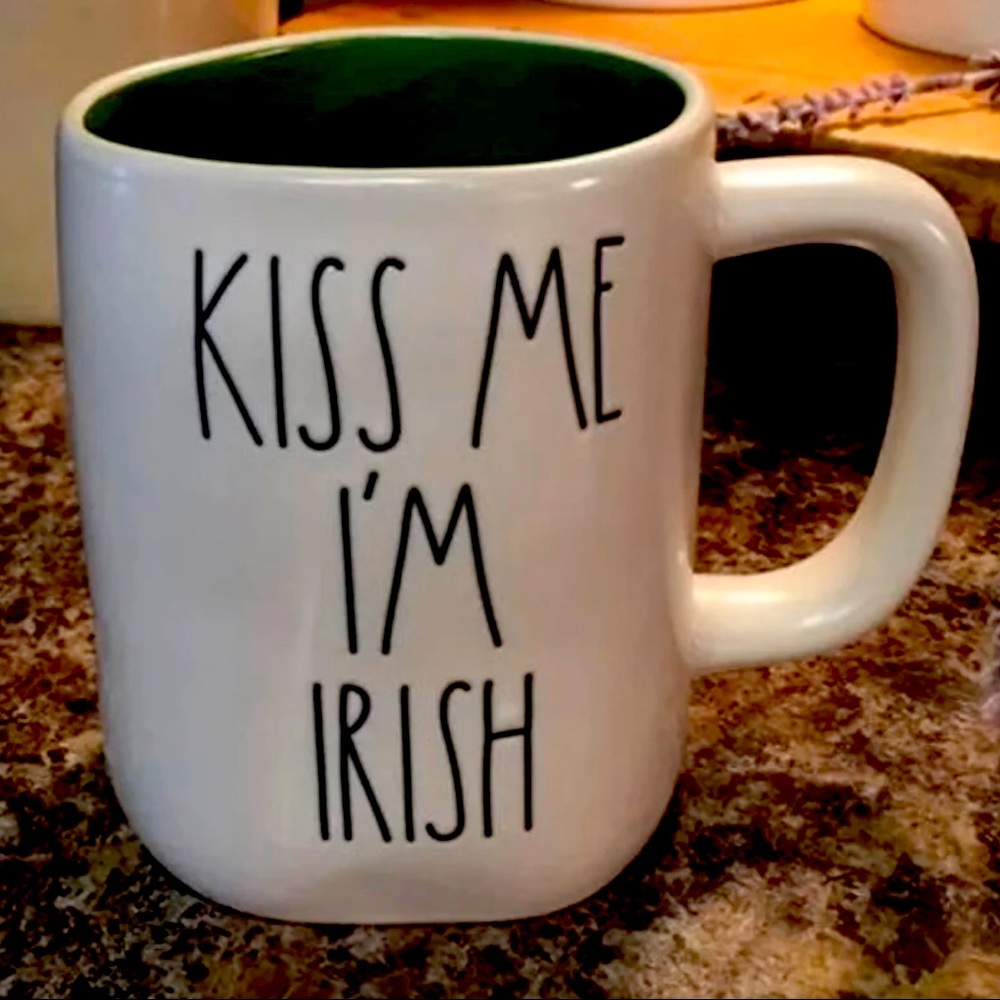 Rae Dunn lg coffee mug, St Patrick’s Day, LIMITED